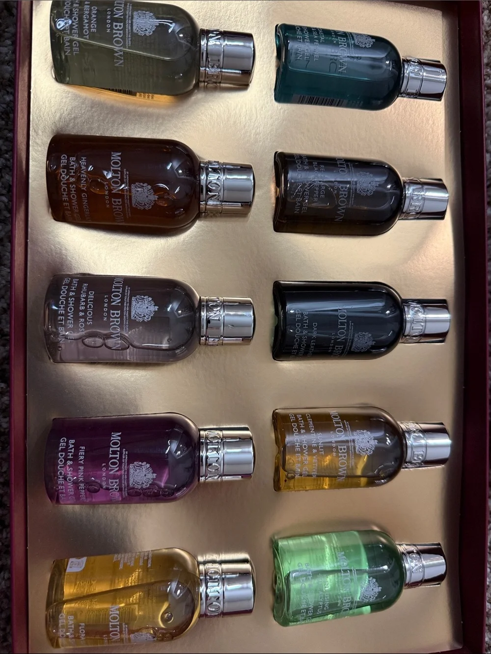 Molton Brown Assorted Bath & Body Gift Set in Red and Gold